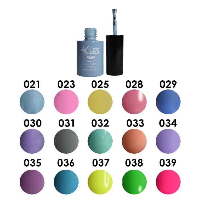Esmaltes para uñas gelish marca kiss b