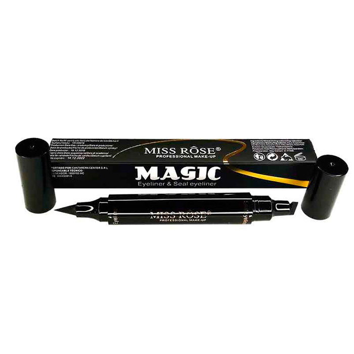 Delineadores magic Miss Rose caja negra 2 puntas LOTE3