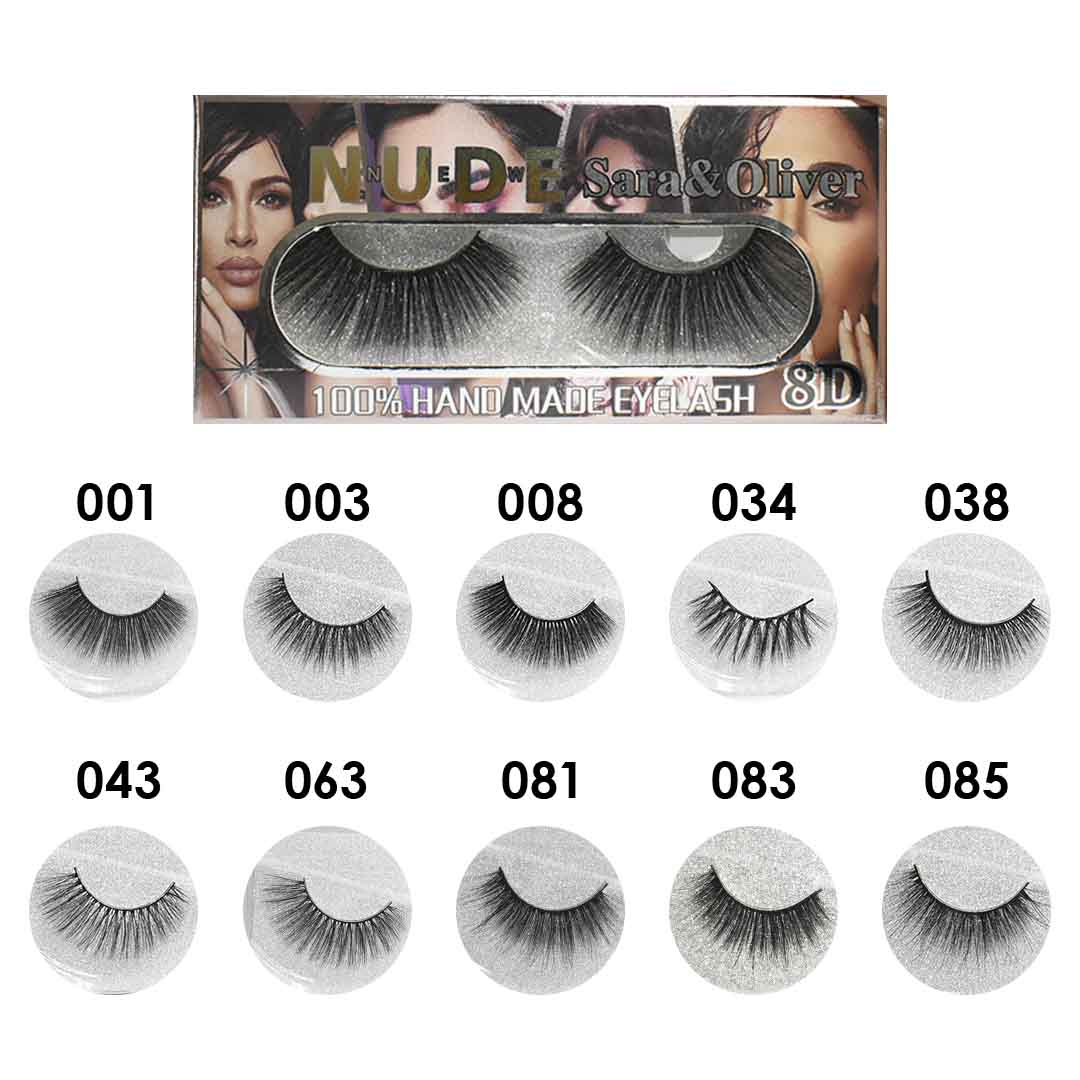 Pestañas nude sara y oliver 8d