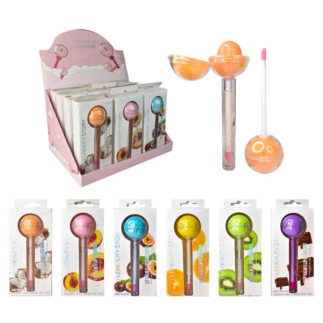 Lip gloss bombón HudaBeauty 2 en 1