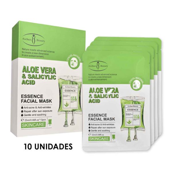 Mascarillas aloe vera aichun beauty