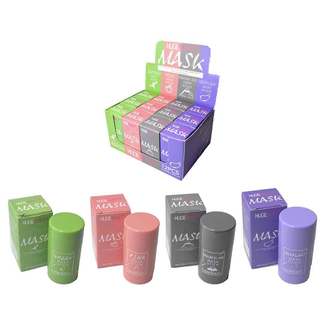 Mascarilla purificadora de alcilla en barra Hugebeauty