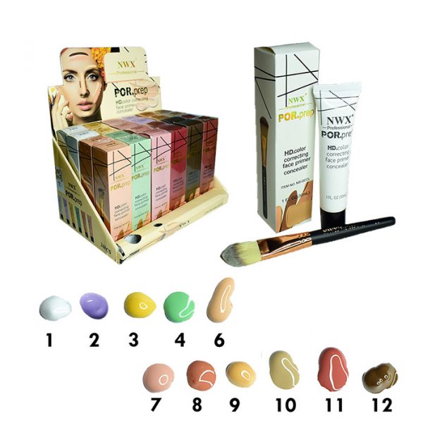 Corrector líquido nwx con brocha aplicadora 30ml