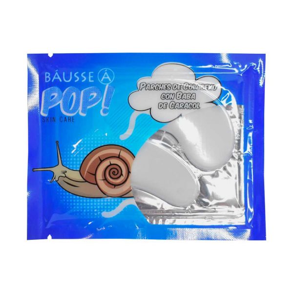 Parches de colágeno con baba de caracol pop