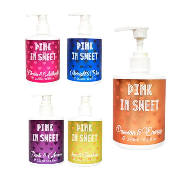 Crema pink in sweet con acabado metálico 250ml
