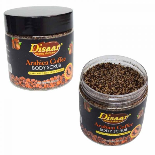 Exfoliante corporal de café arabica marca disaar 200ml