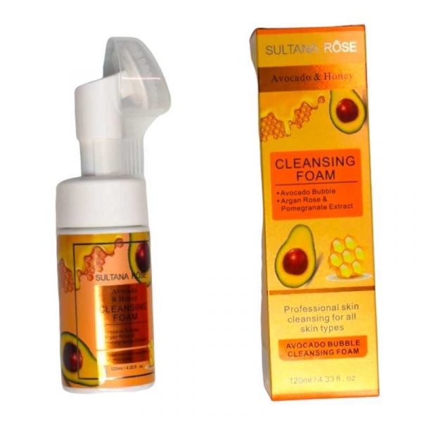 Espuma limpiadora de aguacate y miel sultana rose 120ml
