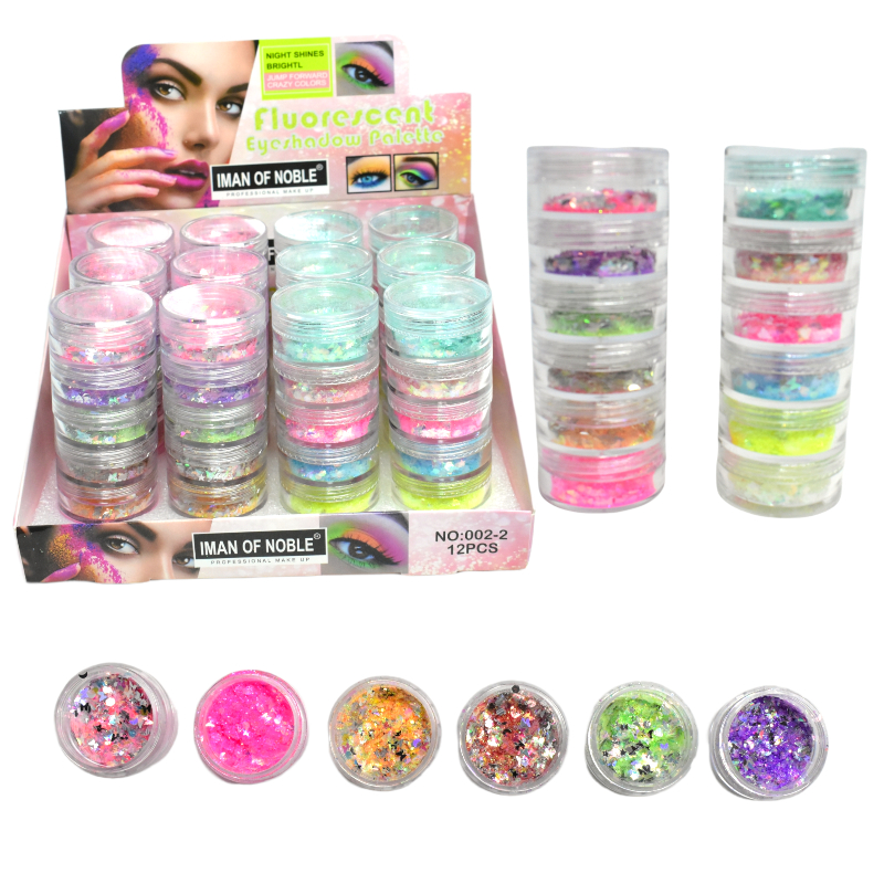 Torre de pigmentos glitter