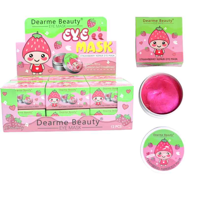 Parches de colágeno diseño de fresa dearme beauty