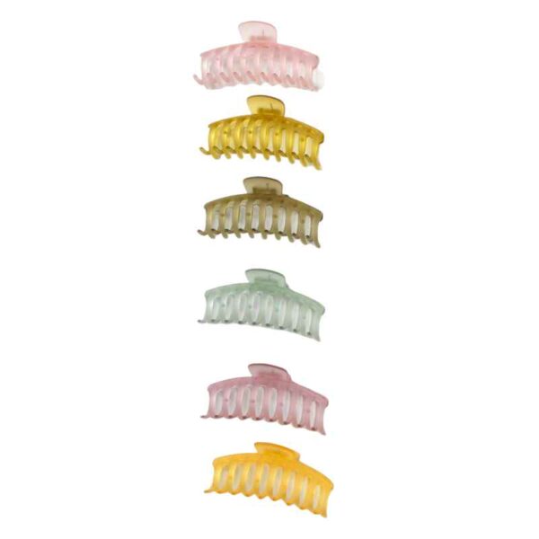 Ganchos mariposa semitransparente para cabello