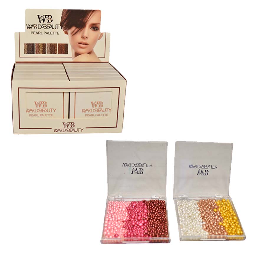 Sombra perlada WardaBeauty tonos surtidos caja blanca