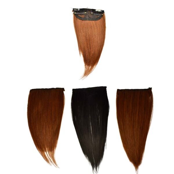 Extensiones de fleco pequeño para cabello liso
