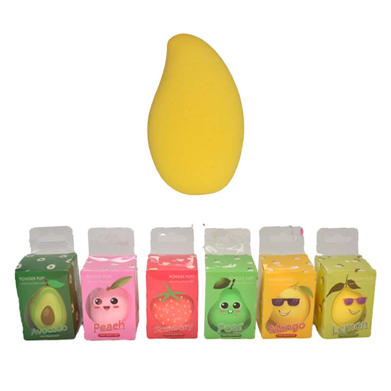 Esponja facial en forma de fruta Noor Alazawi