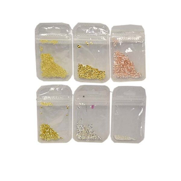 Decoracion para uñas en bolsa pequeña con diseños surtidos