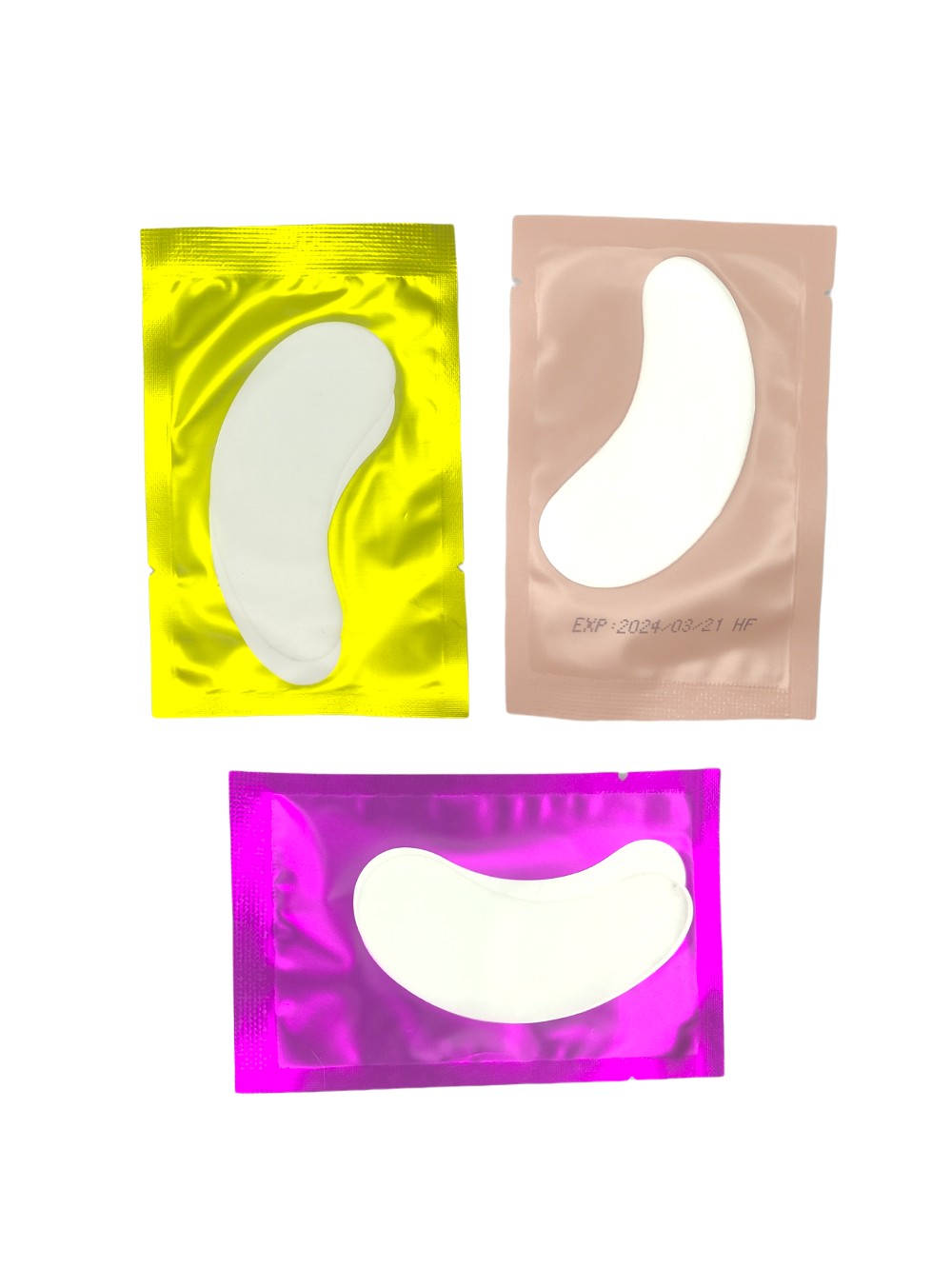 Parche hidrogel para extensiones de pestañas presentación de colores Kiss Beauty