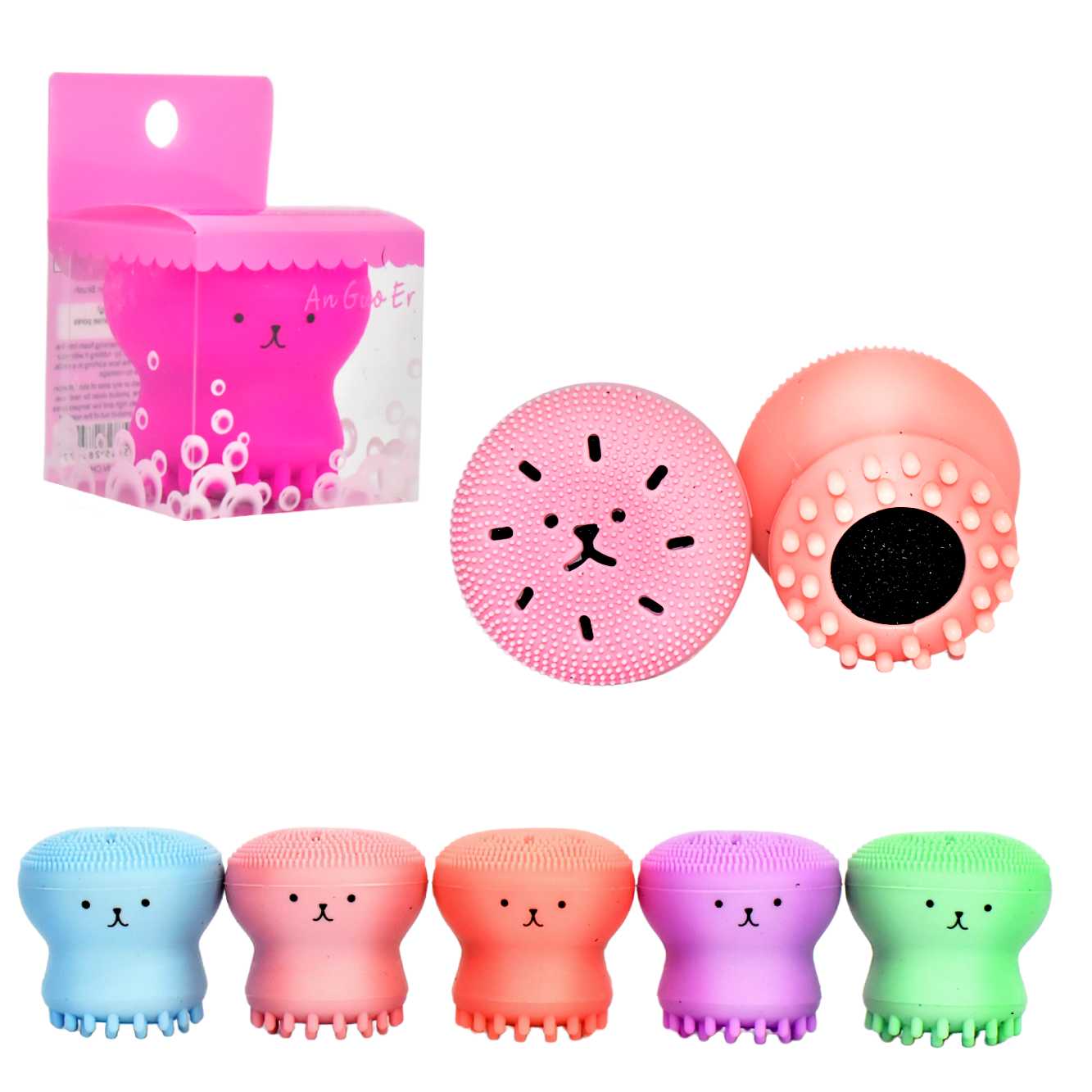 Pulpo facial exfoliador My Beauty Tool An Guo Er