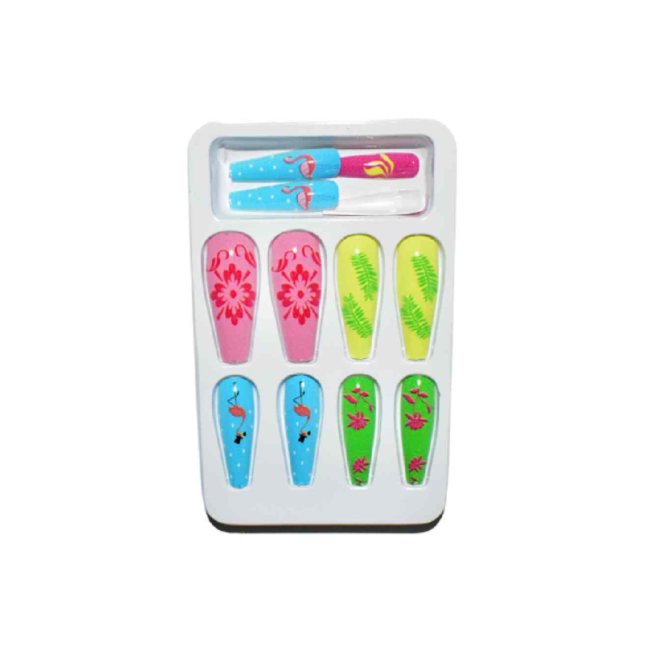 Uñas Press on Nails gel nail Do it yourself variados - Imagen 2