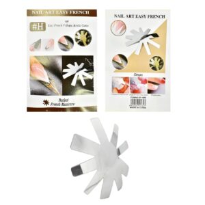 Recortador de bordes tipo francés triangular empaque negro y beige