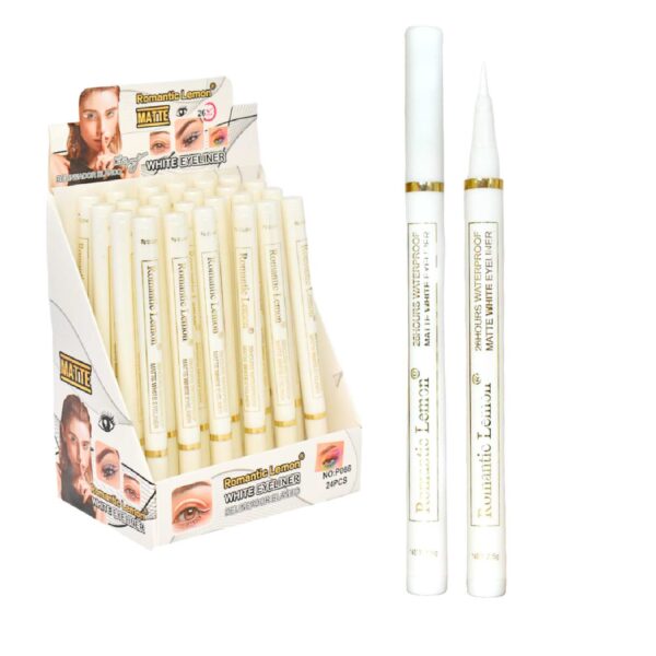 Delineador liquido para ojos blanco Matte Romantic Lemon