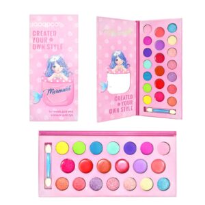 Paleta de sombra vertical rosada para rostro de sirena 20 colores