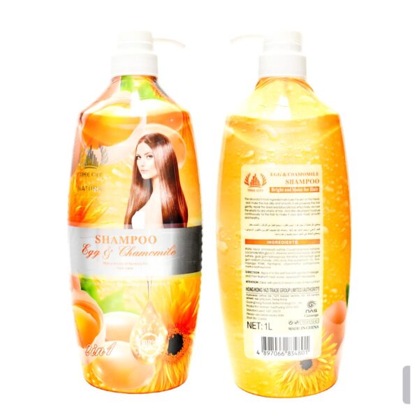 Shampoo 2 En 1 De Huevo Y Manzanilla 1000ML