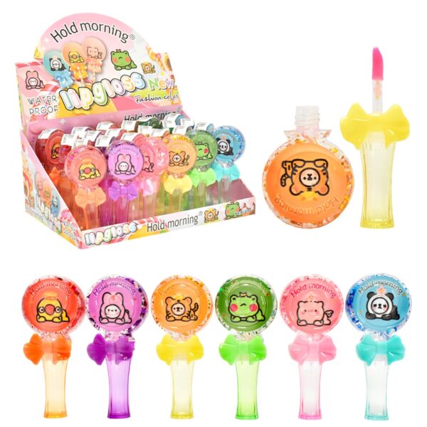 Brillo Labial Hold Morning De Paletas Con Moño