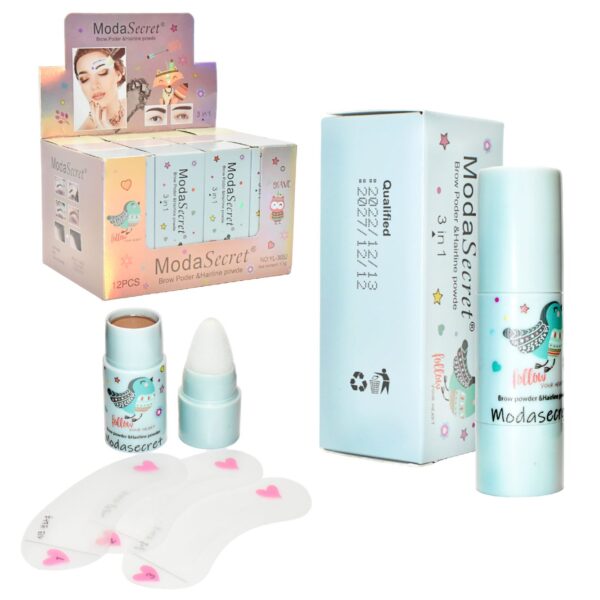 Kit de Sellador en Polvo para Cejas Moda Secret