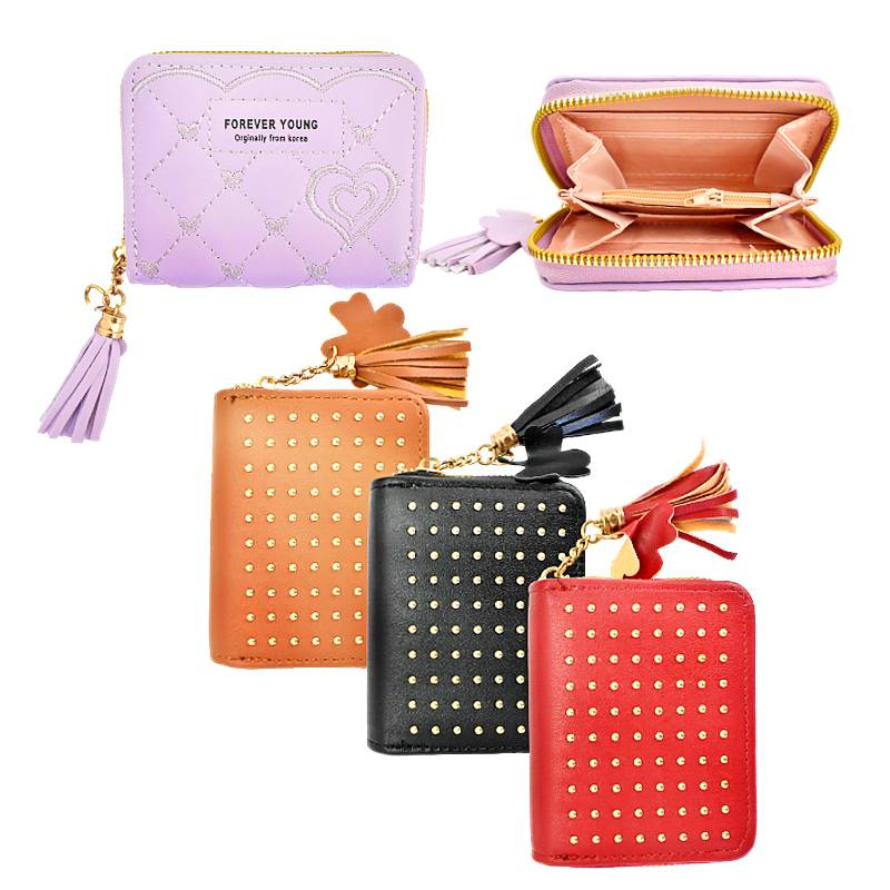 Billetera Cuadrada Pequeña De Diseños Y Colores Variados Q14.40 - Imagen 3