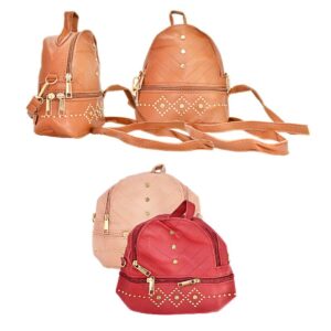 Mini Mochila Con Diseños Y Colores Surtidos