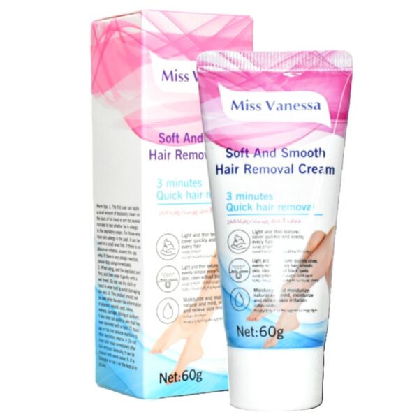 Crema Depilatoria De Efecto Rapido Miss Vanessa 60G