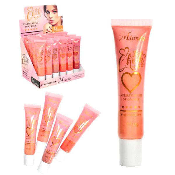 Rubor Liquido Miundo The Cheeki 18G Presentacion Tubo