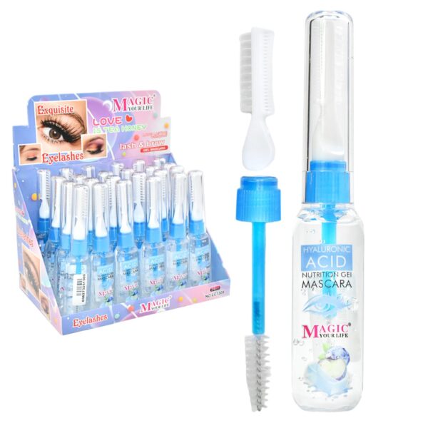 Máscara doble con ácido hialurónico para pestañas y cejas magic your life azul