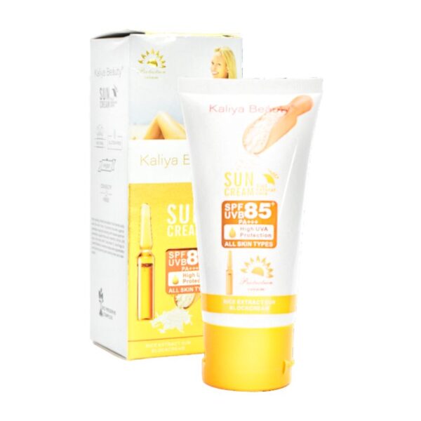 Protector Solar 3 En 1 Kaliya Beauty Spf85 Caja Dorada 50Ml