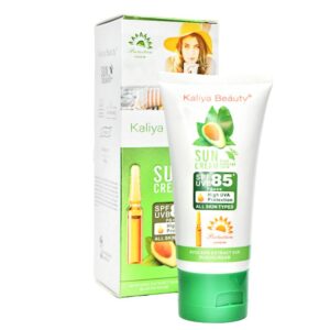 Protector Solar 3 En 1 Con Extracto De Aguacate Kaliya Beauty Spf85 Caja Verde 50Ml