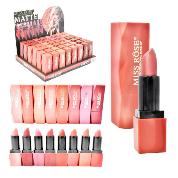 Labiales Miss Rose Matte Rugged Path Con Chica Anime
