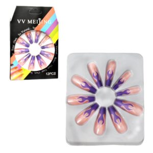 Uñas Press On Nails 12pcs LT1