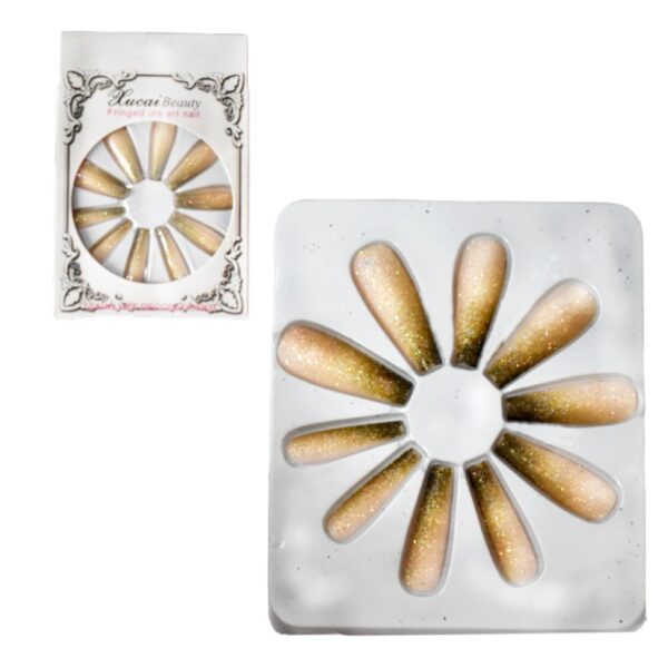Uñas Press On Nails 12pcs LT1 - Imagen 3
