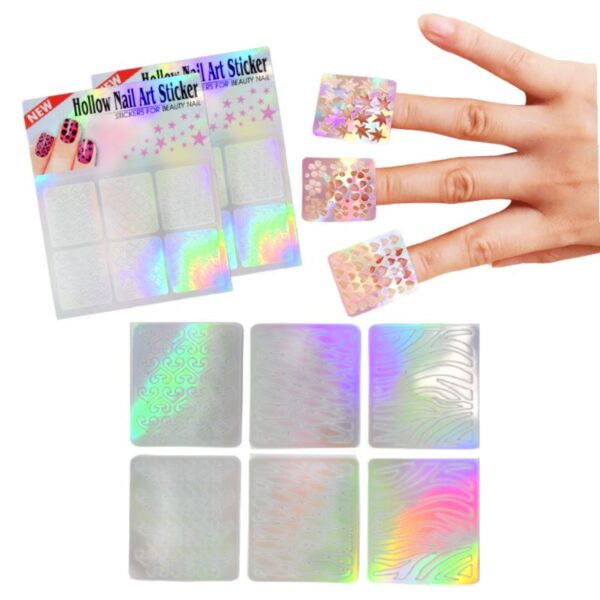 Stiker Para decoración de Uñas Hollow Nail Art