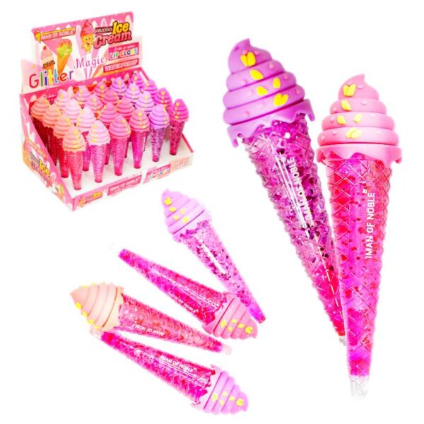 Brillo Labial en Forma de Conos de Helado Iman of Noble
