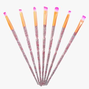 Set de Brochas 7 pcs con Diseño de Glitter