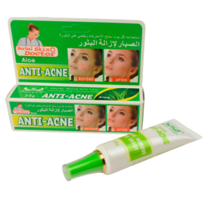 Crema de aloe vera ANTI-ACNE 30g. caja verde HERBAL SKIN DOCTOR