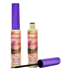 Delineador color negro con tapa morada prosa 10g