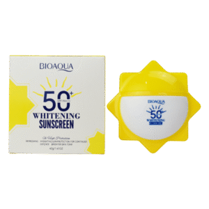 Crema aclarante con protector solar de alta cobertura presentacion de sol BIOAQUA LOTE 1