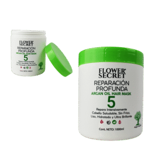 Mascarilla capilar reparacion profunda FLOWER SECRET TARRO BLANCO 1000ML.