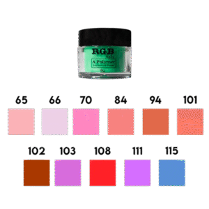 Polvo Acrilico RGB para Uñas 8g Lote 1