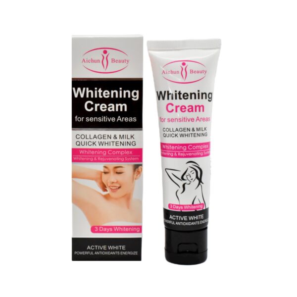 Crema blanqueadora de zonas sensibles Aichun Beauty 50ml Lote 1